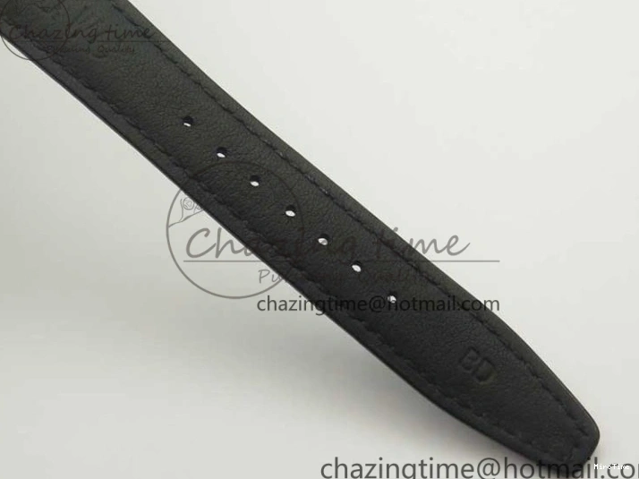 MIROTIME 0321 Portofino Automatic SS TWF 1:1 Best Edition Black Dial on Black Leather Strap A TravelReady 7199